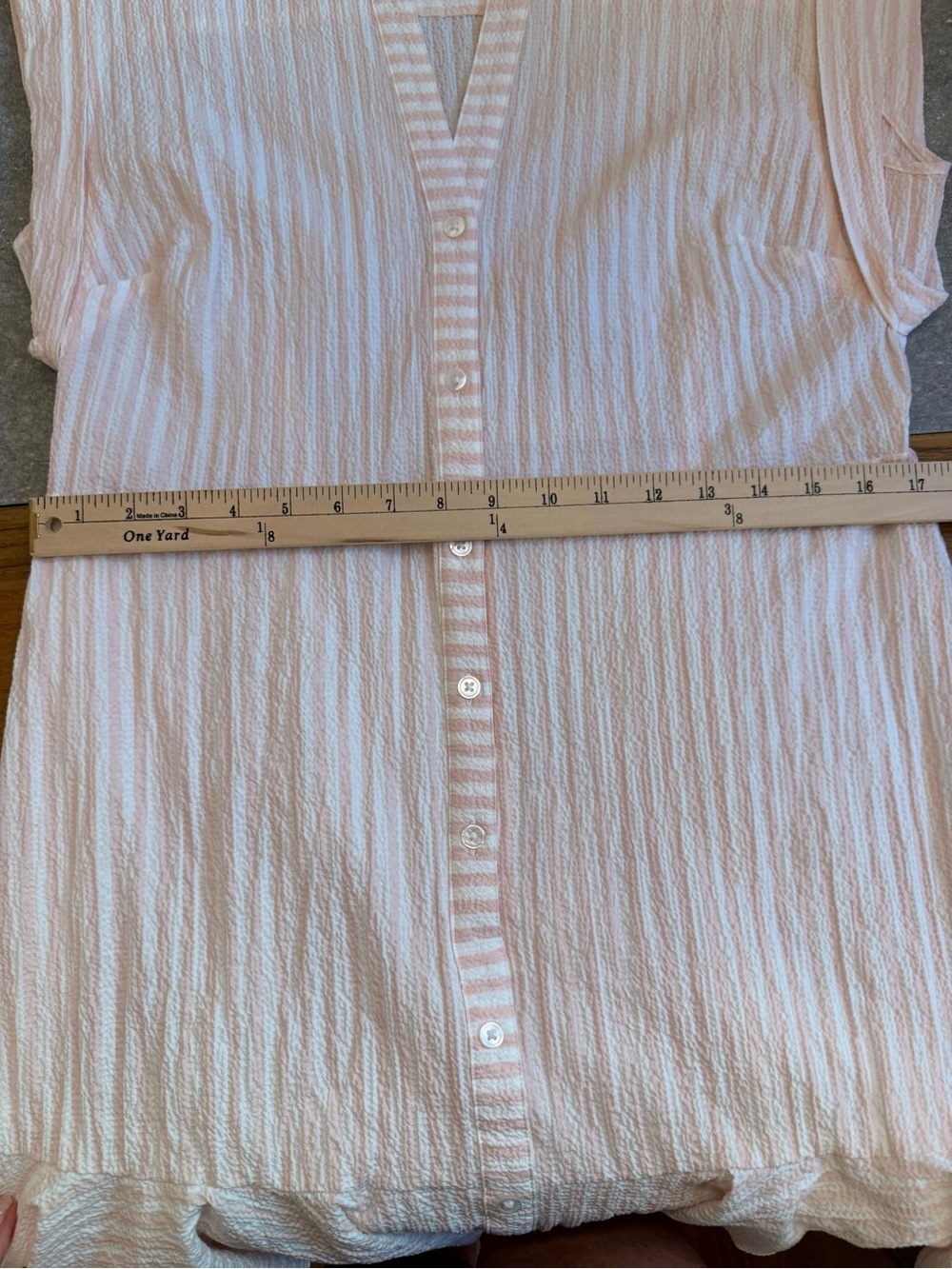 Veronica Beard Avella Pink and White Striped Mini Dress Size 14 - Picture 4 of 8